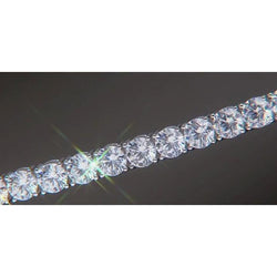 12.80 Carats Triple Ex Stones Large Natural Earth Mined Diamond Tennis Bracelet