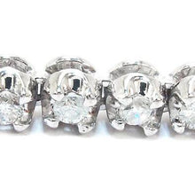 13 Ct White Gold Diamond Tennis Necklace Fine Jewelry