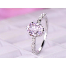 14K White Gold Kunzite With Diamonds 15.65 Carats Ring