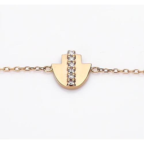 14K Yellow Gold Bracelet 0.30 Carats Jewelry