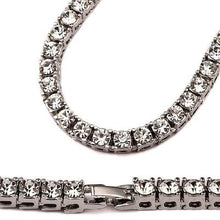 15 Ct Diamond Tennis Strand Necklace 30 Inch White Gold 14K