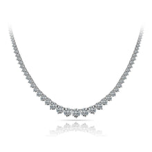 16 Carats Round Diamond Tennis Red Carpet Diamond Ladies Necklace