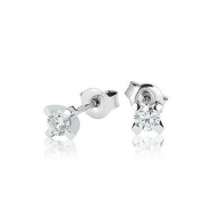 1.20 Ct F Vs1 Brilliant Cut Diamonds Women Studs Earring White Gold