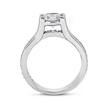 1.32 Cts. Diamond Wedding Ring White Gold 14K