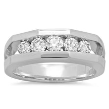 1.40 Carats Diamond Men's Engagement Ring White Gold 14K