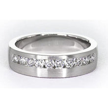 1.50 Carats Round Diamond Anniversary Band White Gold 14K Jewelry