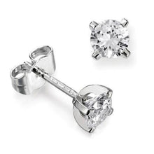1.75 Carats Sparkling Round Cut Diamond Stud Earring White Gold 14K