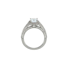 2.36 Carat Emerald Diamond Engagement Anniversary Ring White Gold 14K