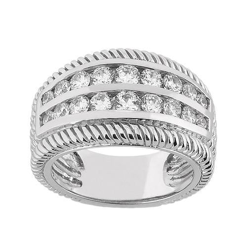 2.50 Carats Round Diamond Right Hand Anniversary Ring