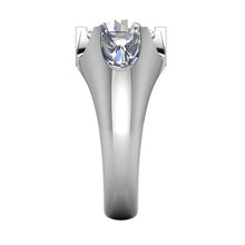3 Carat Big Diamond Solitaire Men Ring White Gold