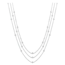 3 Row Diamond Necklace