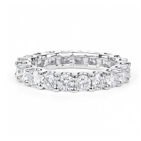 3 Ct Sparkling Round Diamond Women Wedding Band