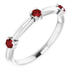 3 Stone Ring 1 Carats Women Jewellery New