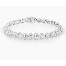 3.35 Carats Brilliant Cut Diamonds Ladies Bracelet Gold White 14K