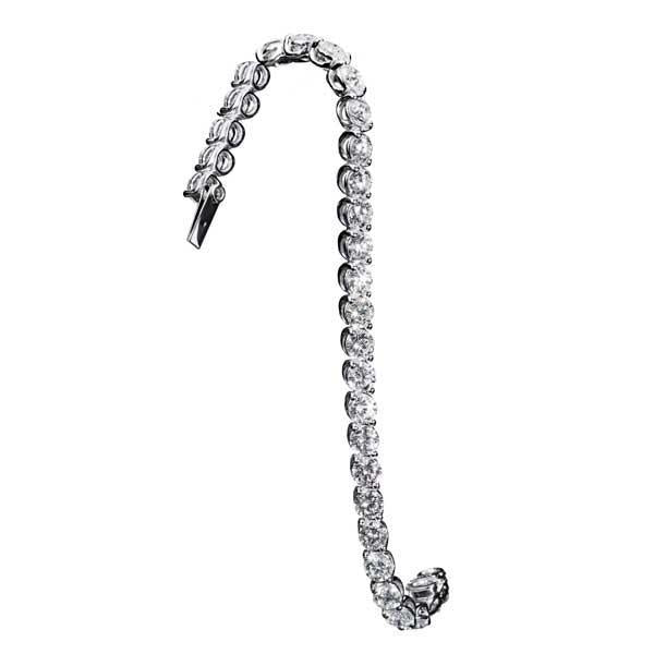 4.5 Ct Round Cut Diamond Tennis Ladies Bracelet Solid White Gold 14K