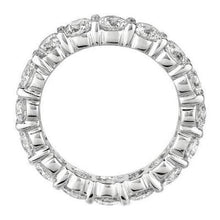 4.80 Carats Round Diamond Eternity Band White Gold 14K