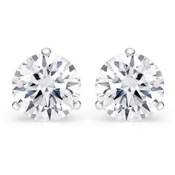6 Ct. Natural Earth Mined Diamond Studs Earring Ladies Gold Jewellery