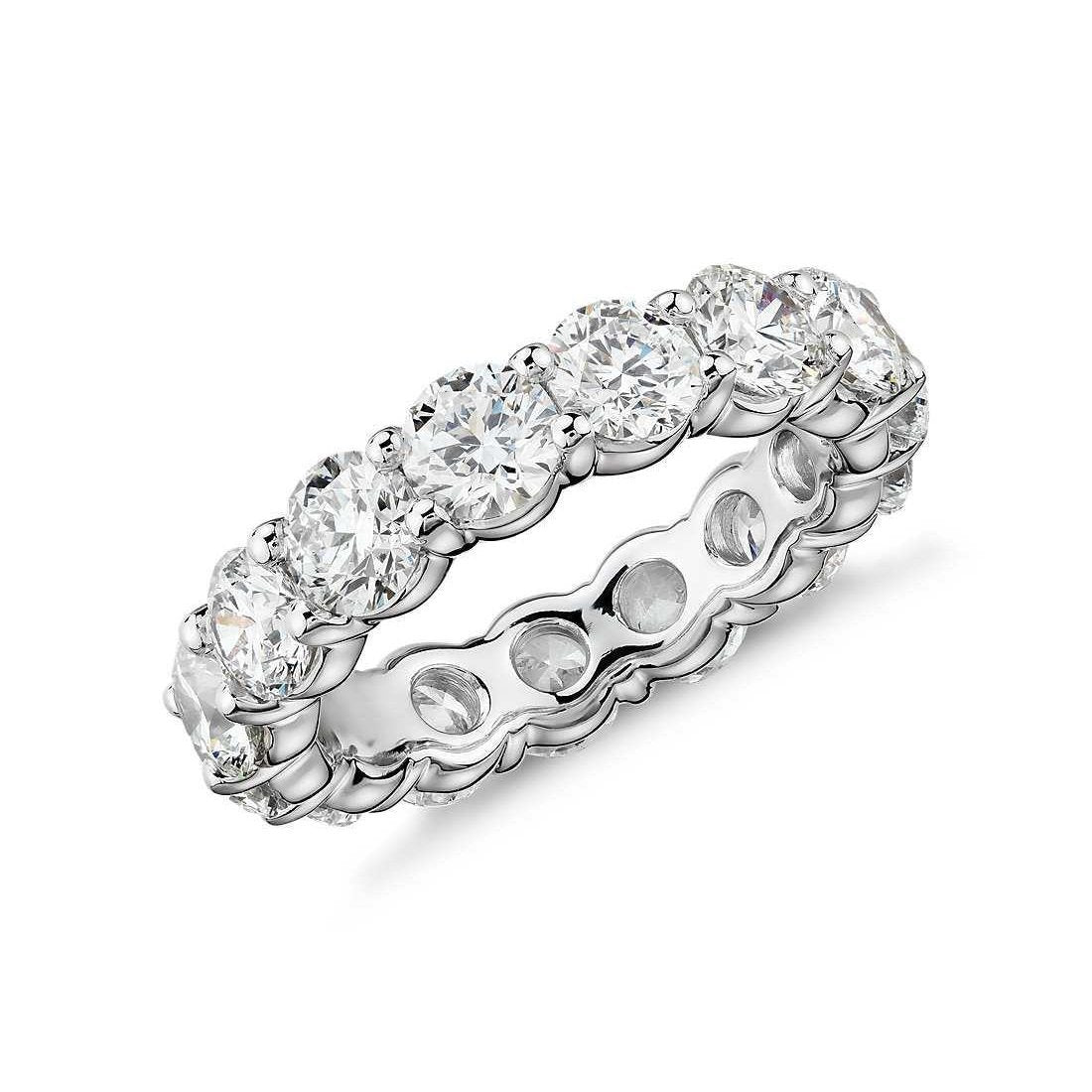 7.50 Carats Brilliant Cut Diamond Women Wedding Band
