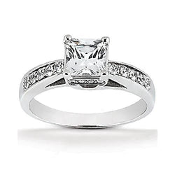 Diamond Engagement Cathedral Setting Ring Jewelry New