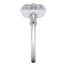 Diamond Engagement Ring 1.50 Carats Antique Style