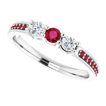 Diamond Ring 1.07 Carats Burmese Ruby Women Jewelry New