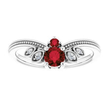 Diamond Ring Antique Style 1 Carat Milgrain Jewelry Gemstone