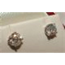 Diamonds 2.02 Ct Round Diamond Gold Stud Earrings Studs