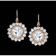 Diamonds Dangle Earrings Pair Yellow Gold 2.50 Carats Diamond Earring