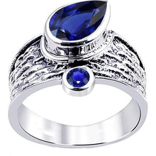 Gemstone Ceylon Sapphire Ring Antique Style 2.75 Carats Women Jewelry