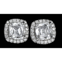 Halo Diamond Stud Earrings Natural Diamond Earring 2.24 Carats