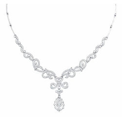 Like La Belle Epoque Jewelry Round Diamond Ladies Necklace