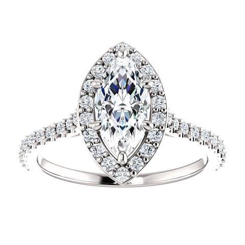 Women's Diamond Halo Rings