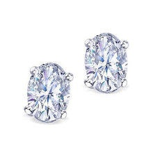 Oval Cut Diamond F Vs1 Stud Earring 1.50 Carat White Gold 14K