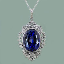 Oval Sapphire Pendant 15 Carats