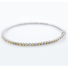 Pink, White, Yellow & Green Sapphire Tennis Bracelet 5 Carats Jewelry