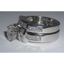 Princess and Round Diamond Ring Engagement Set 6.61 Carats