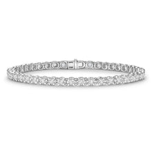 Round Cut Natural Diamond Tennis Bracelet White 14K Gold 4.40 Carats