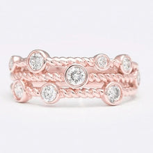 Round Diamond Bubble Ring Band