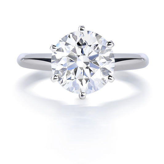 Solitaire 1.50 Carat Women Diamond Wedding Ring White Gold 14K