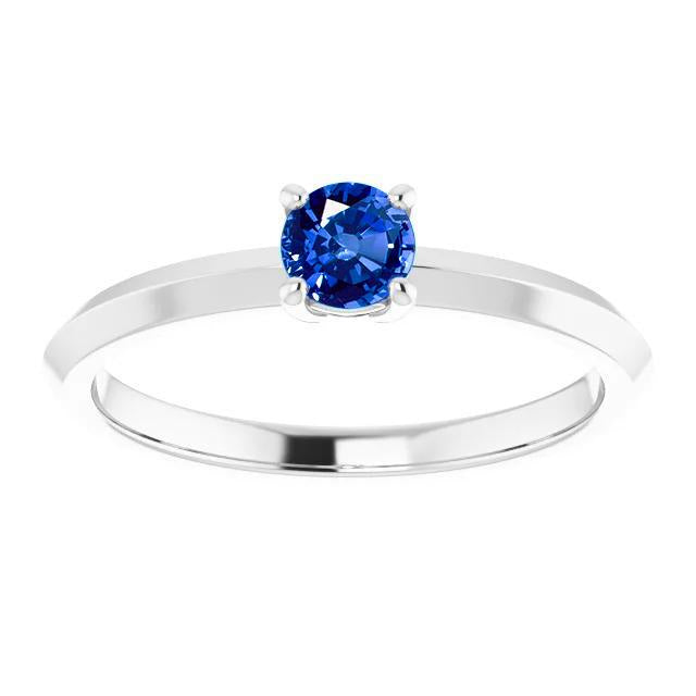 Solitaire Ring 1.25 Carats White Gold 14K