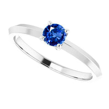 Solitaire Ring 1.25 Carats White Gold 14K
