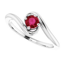 Solitaire Ring Burmese Ruby 1.50 Carats Twisted Style Jewelry New