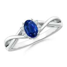 Solitaire With Accents 1.80 Ct Sri Lanka Blue Sapphire Diamonds Ring