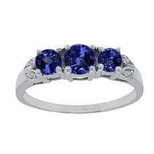 Tanzanite AAA Round Diamond 2.75 Carat Ring Gemstone Jewelry