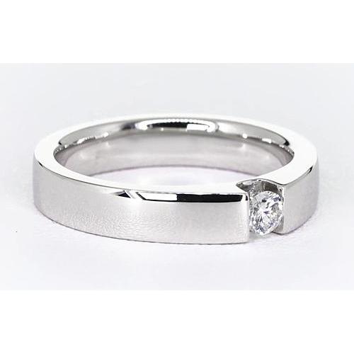Tension Set Round Diamond Promise Men's Ring 0.50 Carats Jewelry