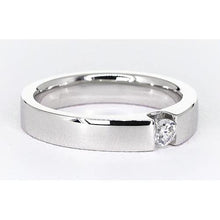 Tension Set Round Diamond Promise Men's Ring 0.50 Carats Jewelry