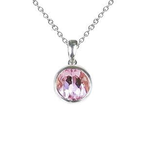 White Gold 14K Pink Kunzite Solitaire Pendant Gem Stone Jewelry 20 Ct