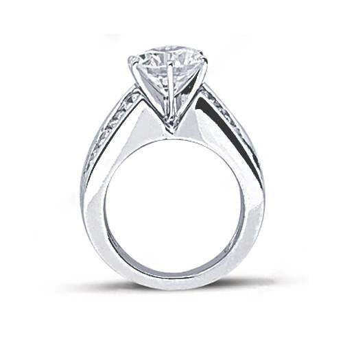 White Gold Engagement Ring 4.25 Ct. New High Quality Jewelry New