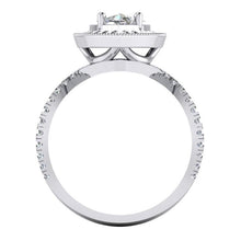 White Gold Marquise Diamond Halo Engagement Ring 4.50 Carats New