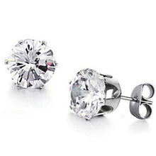 Diamonds Studs Earrings 3 Carats 14K White Gold New